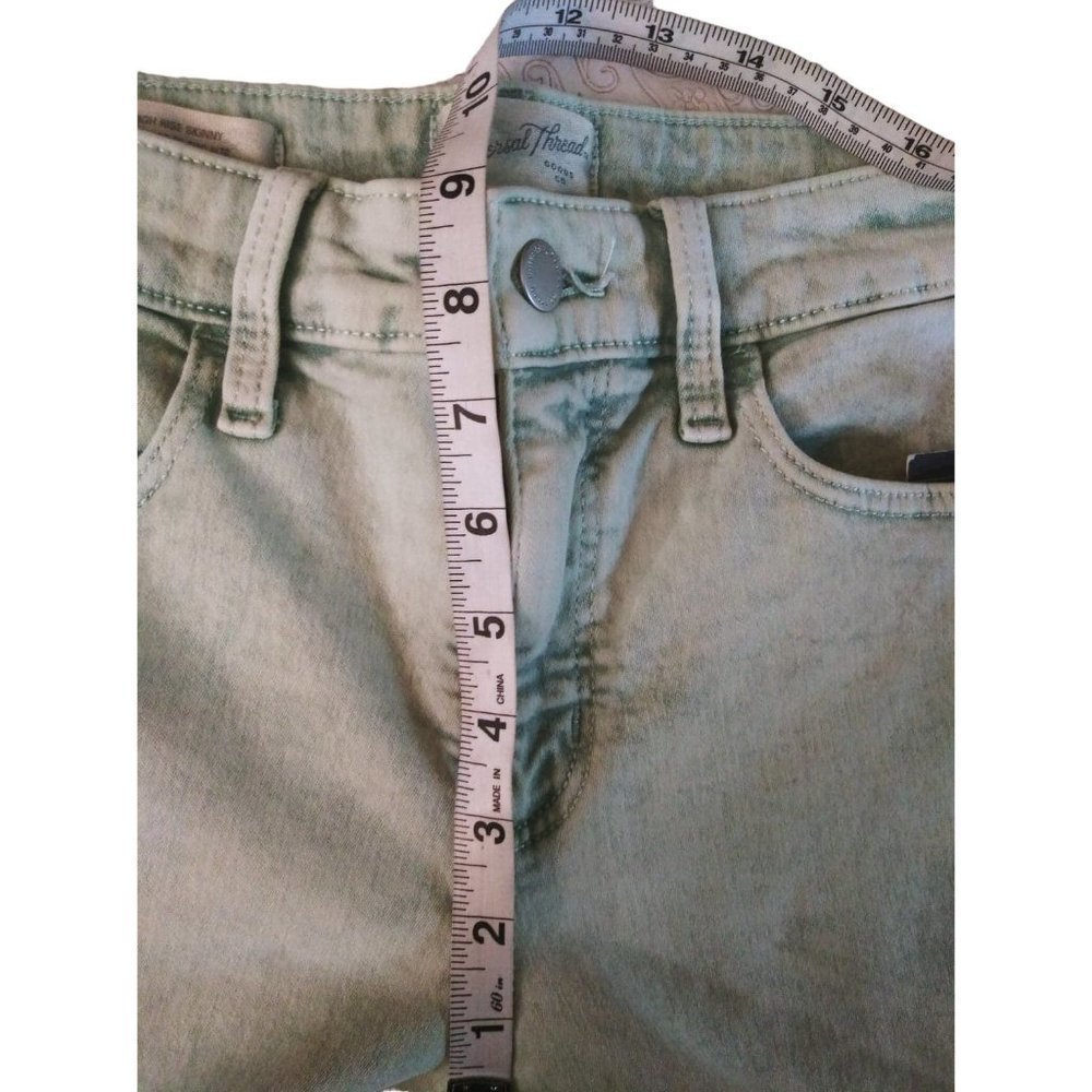 NWT Women's High Rise Skinny Jean Mint Green Universal Thread - Picture 9 of 16